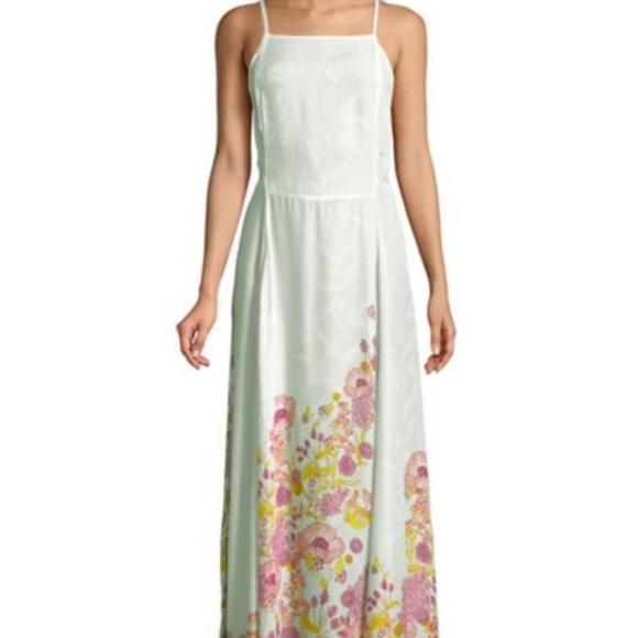 Free People Light Green Floral Maxi Dress - Picture 3 of 5